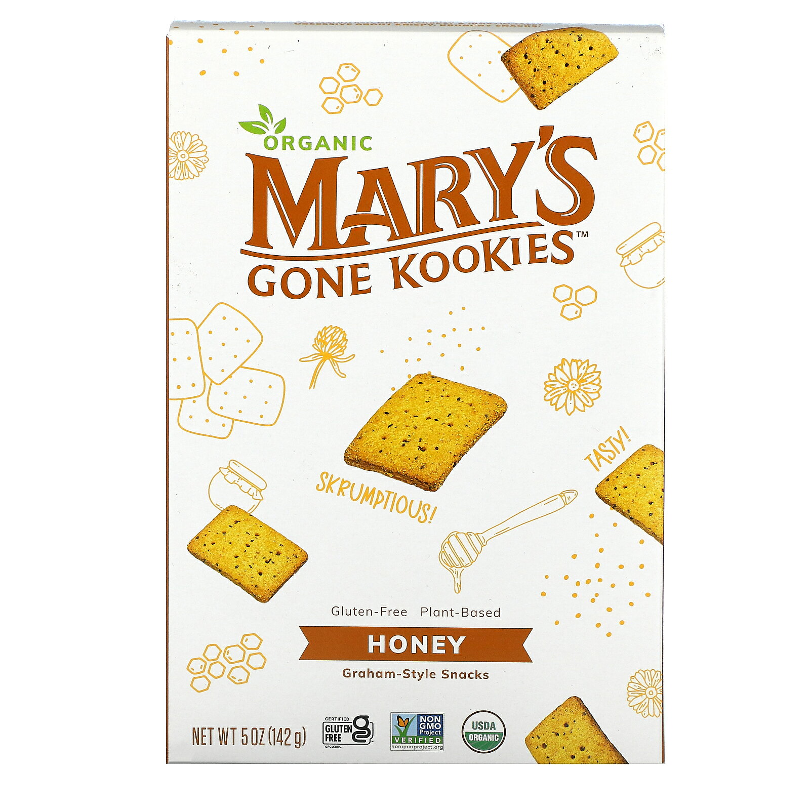 【P15倍★5/9 20:00~5/16 01:59】Mary's Gone Crackers グラハム クッキー 【 iHerb アイハーブ 公式 】 メアリーズゴーンクラッカーズ グルテンフリー オーガニック ハチミツ 142g