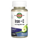 KAL 鉄+C 【 iHerb アイハーブ 公式 】 カル ビタミンC 鉄 アイアン ビタミン ミネラル ミネラルサプリ サプリメント タブレット 90粒