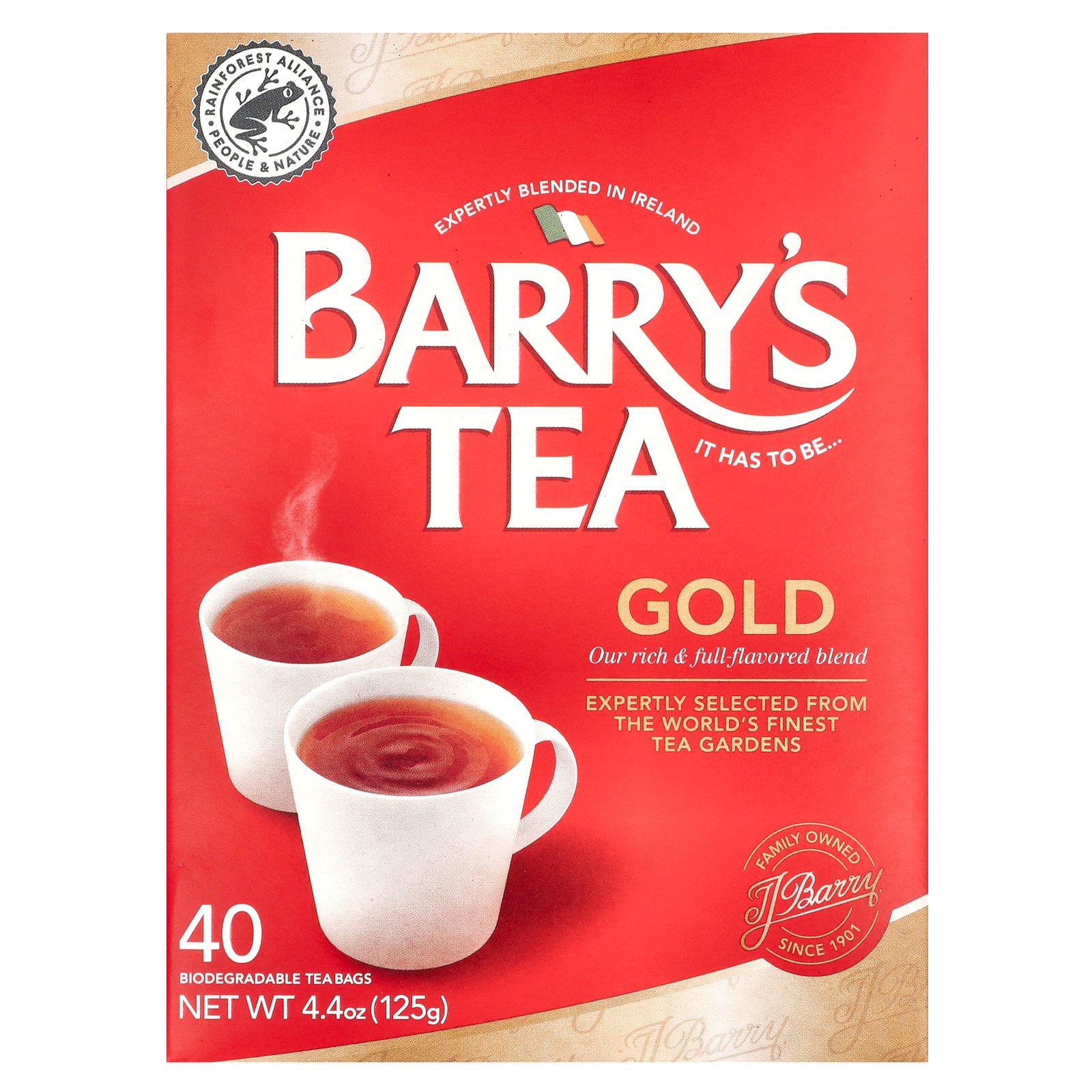 アイルランドの紅茶ブランド:BARRY'S TEA(バリーズ ティー)で アイルランドの紅茶ブランド:BARRY'S TEA(バリーズ ティー)で