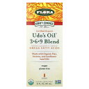 Flora ウドズ オイル 3-6-9 ブレンド オーガニック 【 iHerb アイハーブ 公式 】 フローラ Udo's Oil 有機 亜麻 ゴマ ヒマワリ ...