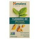 【マラソン期間限定MAX P20倍】Himalaya ターメリック 95 【 iHerb アイハーブ 公式 】 ヒマラヤ ターメリックパウダー ターメリックエキス クルクミノイド クルクミン ウコン根 ウコン ウコンエキス ベジカプセル 60錠