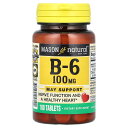 Mason Natural ビタミンB6 【 iHerb アイハーブ 公式 】 メイソンナチュラルズ ビタミンB ビタミン B B6 ビタミン類 ビタミンサプリ...