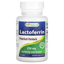 Best Naturals ラクトフェリン 【 iHerb アイハーブ 公式 】 ベストナチュラルズ プレミアム フォーミュラ サプリメント サプリ ベジカプセ...