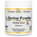 California Gold Nutrition L-セリン パウダー 【 iHerb アイハーブ 公式 】 カリフォルニア ゴールド ニュートリション CG...