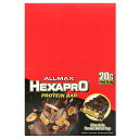ALLMAX ヘキサプロ プロテインバー 【 iHerb アイハーブ 公式 】 オールマックス ホエイ ピー プロテイン 栄養 バー スポーツバー タンパク質 ...