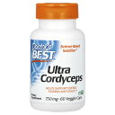 Doctor's Best ウルトラ 冬虫夏草 【 iHerb アイハーブ 公式 】 ドクターズベスト トウチュウカソウ フユムシナツクサタケ キノコ マンニト...
