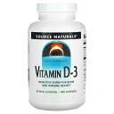 Source Naturals ビタミンD-3 【 iHerb アイハーブ 公式 】 ソースナチュラルズ ビタミンD3 ビタミンD ビタミン D3 D ビタミン...