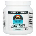 Source Naturals L-グルタミン 【 iHerb アイハーブ 公式 】 ソースナチュラルズ グルタミン アミノ酸 サプリメント サプリ パウダー ...