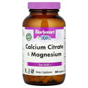 Bluebonnet Nutrition クエン酸カルシウム + マグネシウ 【 iHerb アイハーブ 公式 】 ブルーボネット ニュートリション カルシウム...