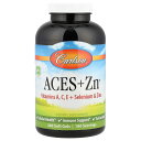Carlson Aces + Zn 【 iHerb アイハーブ 公式 】 カールソン エース + 亜鉛 ビタミン A C E カルシウム セレン カールソンラボ...