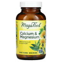 【POINT20倍★7/15 0:00〜23:59限定】MegaFood カルシウム & マグネシウム 【 iHerb アイハーブ 公式 】 メガフード カリウ...
