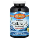Carlson タラ肝油 ジェム 低ビタミンA 【 iHerb アイハーブ 公式 】 カールソン コッドリバーオイル オメガ3 フィッシュオイル ノルウェー産 ...