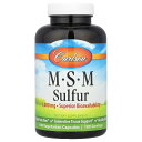 【POINT20倍★7/30 0:00〜23:59限定】Carlson MSM 硫黄 【 iHerb アイハーブ 公式 】 カールソン メチルスルホニルメタン ...