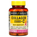 Mason Natural コラーゲン 1500 + ビタミンC 【 iHerb アイハーブ 公式 】 メイソンナチュラルズ 加水分解コラーゲン ビタミン C ...