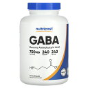 Nutricost GABA 【 iHerb アイハーブ 公式 】 ニュートリコスト ギャバ ガンマアミノ酪酸 γ-アミノ酪酸 アミノ酸 サプリメント サプリ ...