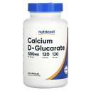 Nutricost D-グルカル酸カルシウム 【 iHerb アイハーブ 公式 】 ニュートリコスト D-グルカル酸 D-グルカレート カルシウム ミネラル サプリメント サプリ カプセル 500mg 120粒