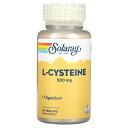 Solaray L-システイン 【 iHerb アイハーブ 公式 】 ソラレー システイン アミノ酸 サプリメント サプリ ベジカプセル 500mg 30粒