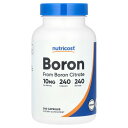 Nutricost ほう素 【 iHerb アイハーブ 公式 】 ニュートリコスト ボロン ホウ素 ミネラル サプリメント サプリ カプセル 10mg 240粒