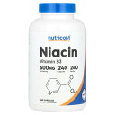 【POINT20倍★9/25 0:00~23:59限定】Nutricost ナイアシン 【 iHerb アイハーブ 公式 】 ニュートリコスト ビタミンB3 ビタミンB ビタミン B3 B ビタミン類 ビタミンサプリ サプリメント サプリ カプセル 500mg 240粒