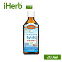 Carlson フィッシュオイル 子ども用 【 iHerb アイハーブ 公式 】 カールソン キッズ オメガ3 オメガ3脂肪酸 ノルウェー産 DHA EPA ビ...