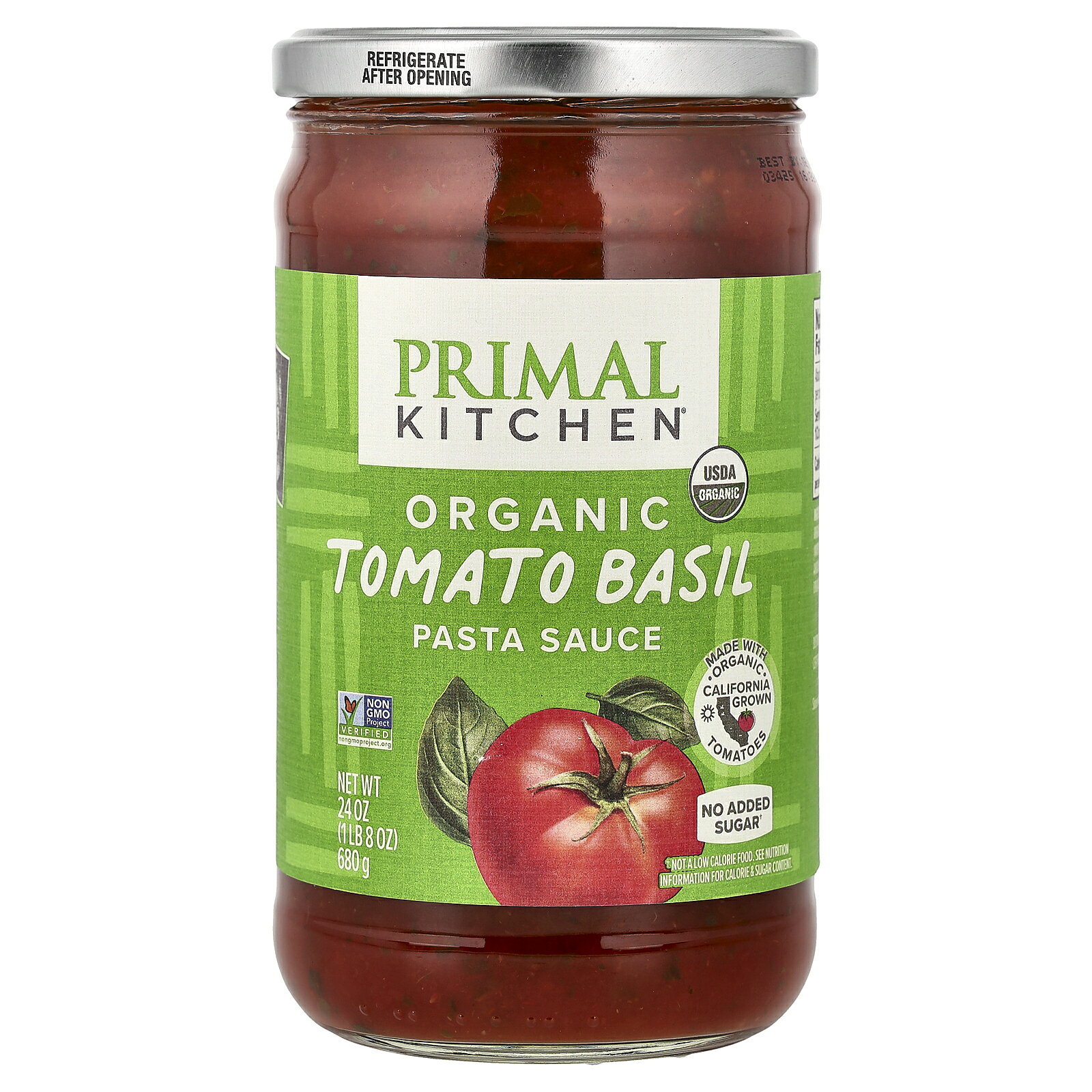 【15%OFFクーポン★8/4 20:00~8/11 01:59】Primal Kitchen トマトバジルパスタソース 【 iHerb アイハーブ 公式 】 プライマルキッチン マリナラソース アボカドオイル 大豆不使用 キャノーラ不使用 砂糖不使用 有機トマト使用 オーガニック 680g iherb-official-10002259 iHerb サンプル画像2