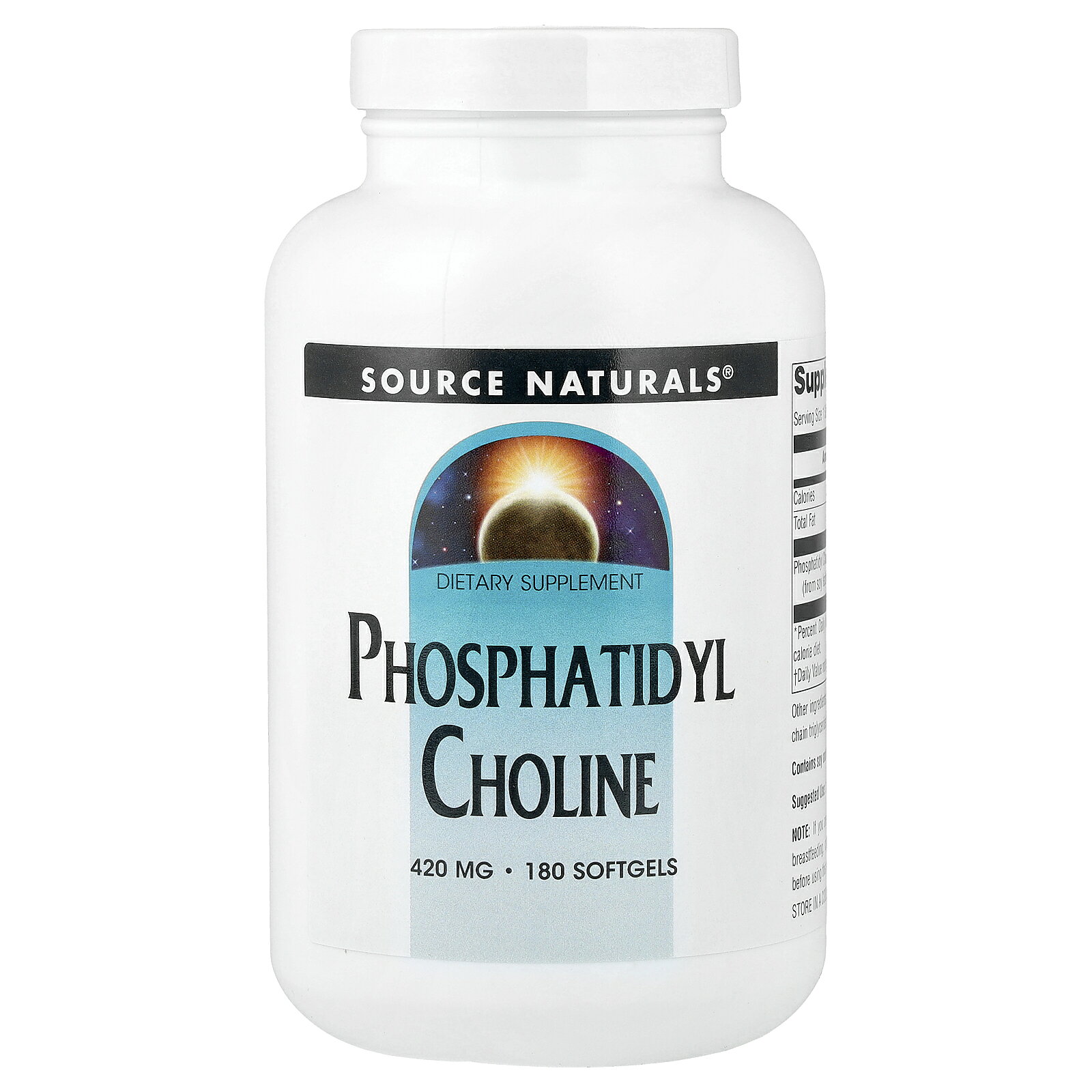Source Naturals ホスファチジルコリン レシチン由来 【 iHerb アイハーブ 公式 】 ソースナチュラルズ PC サプリ サプリメント ソフトジェル 420mg 180粒 iherb-official-10001376 iHerb サンプル画像2