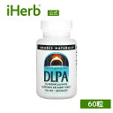 【POINT10倍★4/14 20:00~4/17 09:59】Source Naturals DLPA 【 iHerb アイハーブ 公式 】 ソースナチュラルズ DL-フェニルアラニン サプリ サプリメント タブレット750mg 60粒