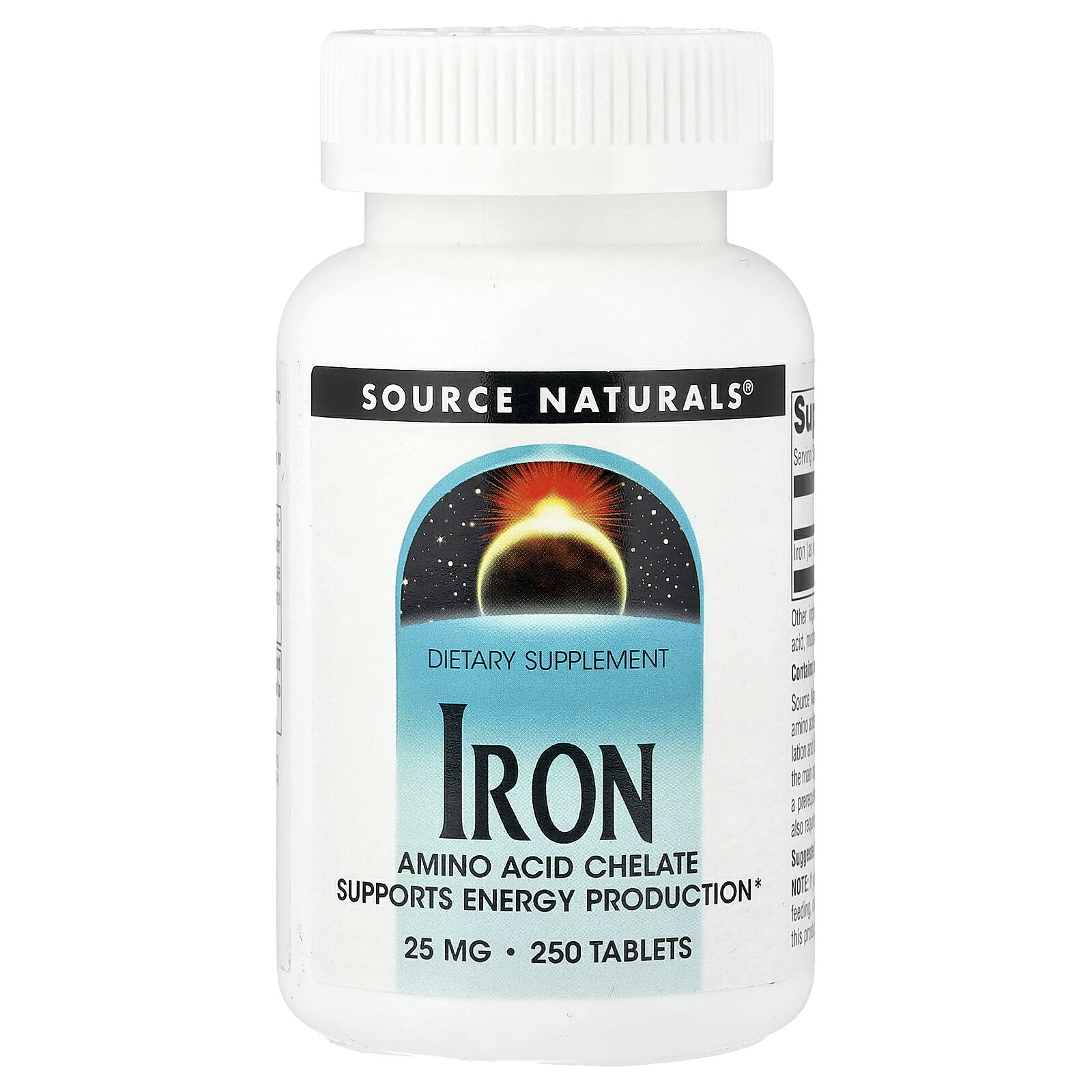 【6,000円以上購入で15%OFFクーポン★10/4 20:00~10/9 01:59】Source Naturals 鉄分 【 iHerb アイハーブ 公式 】 ソースナチュラルズ 鉄 ミネラル サプリ サプリメント タブレット 25mg 250粒 iherb-official-10001312 iHerb サンプル画像2