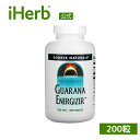 【マラソン期間限定MAX P20倍】Source Naturals ガラナ エナジャイザー 【 iHerb アイハーブ 公式 】 ソースナチュラルズ Guarana Energizer サプリ サプリメント タブレット 900mg 200粒 その1