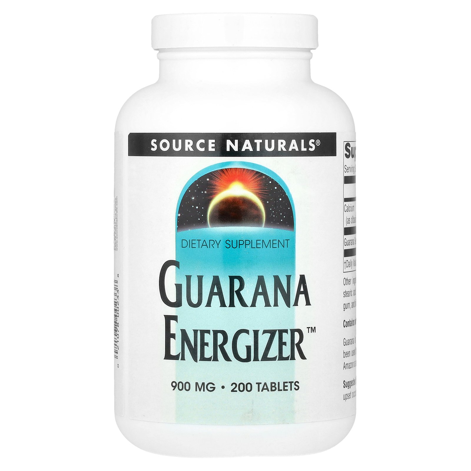 Source Naturals ガラナ エナジャイザー 【 iHerb アイハーブ 公式 】 ソースナチュラルズ Guarana Energizer サプリ サプリメント タブレット 900mg 200粒 iherb-official-10002054 iHerb サンプル画像2