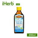 Carlson フィッシュオイル 子ども用 【 iHerb アイハーブ 公式 】 カールソン キッズ オメガ3 オメガ3脂肪酸 ノルウェー産 DHA EPA ビ...