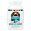 【POINT10倍★4/14 20:00~4/17 09:59】Source Naturals セントジョーンズワート 450 【 iHerb アイハーブ 公式 】 ソースナチュラルズ ..