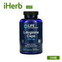 Life Extension L-アルギニン カプセル 【 iHerb アイハーブ 公式 】 ライフエクステンション アルギニン アミノ酸 ビタミンC サプリメ...