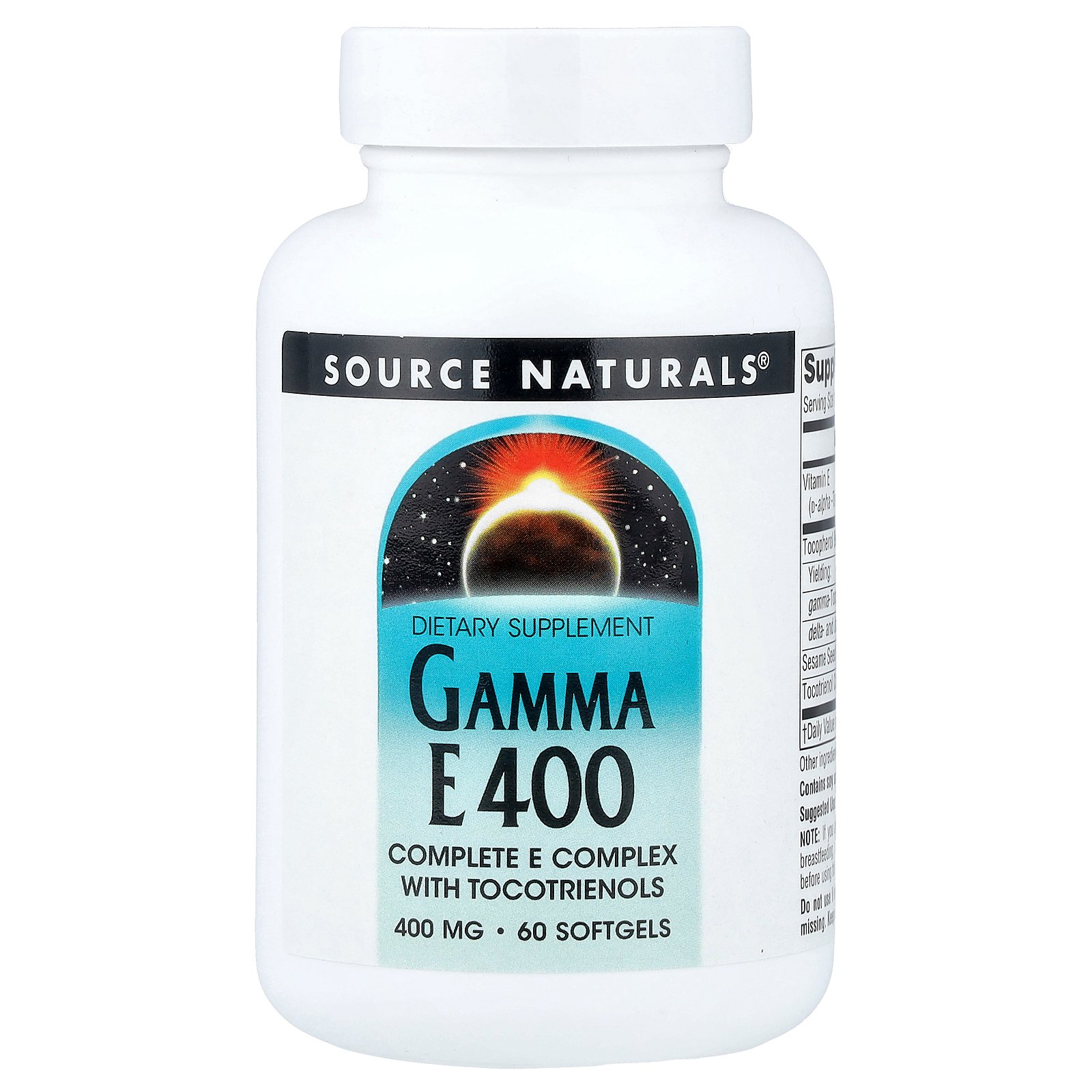 Source Naturals ガンマE400 トコトリエノール 配合 【 iHerb アイハーブ 公式 】 ソースナチュラルズ ビタミンE ビタミン サプリ サプリメント ソフトジェル 400mg 60粒 iherb-official-10001586 iHerb サンプル画像2