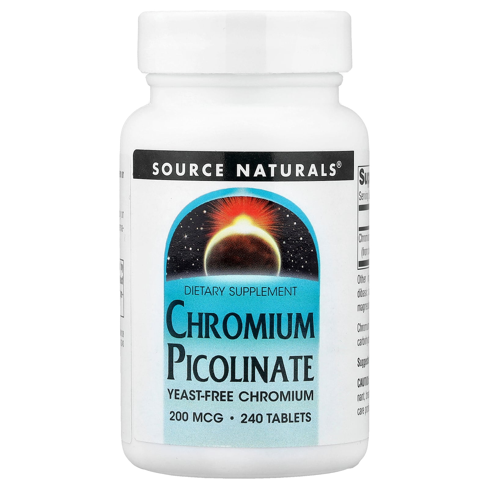 Source Naturals ピコリン酸クロム 【 iHerb アイハーブ 公式 】 ソースナチュラルズ クロム サプリ サプリメント タブレット 200mcg 240粒 iherb-official-10002025 iHerb サンプル画像2