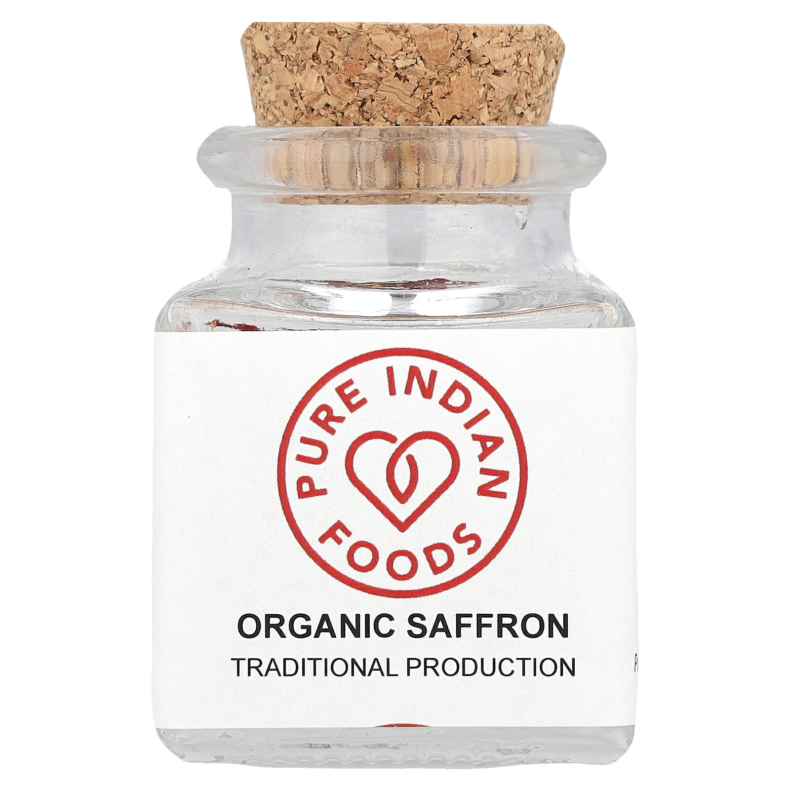 iHerbのPure Indian Foods オーガニック サフラン 【 iHerb アイハーブ 公式 】 ピュアインディアンフードハーブ スパイス 有機 1g｜アングル2