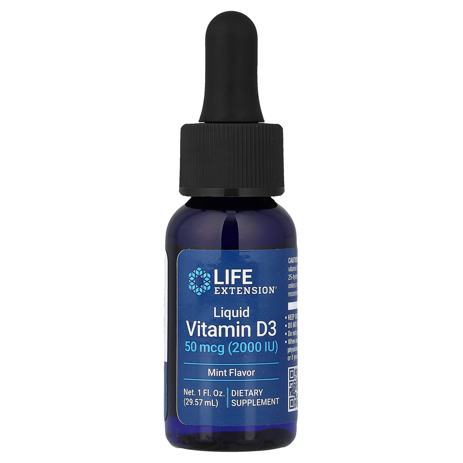 Life Extension 液体 ビタミンD3 【 iHerb アイハーブ 公式 】 ライフエクステンション ビタミン D3 ビタミン類 ビタミンD ビタミンサプリ サプリメント サプリ リキッド ミント味 50mcg 2,000IU 29.57ml iherb-official-10002735 iHerb サンプル画像2