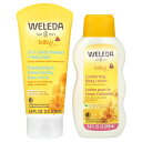 【POINT10倍★12/19 20:00~12/26 01:59】Weleda カレンデュラ ベビーケアセット 【 iHerb アイハーブ 公式 】 ヴェレダ 2-In-1 ジェントルシャンプー ボディウォッシュ ボディローション ベビーシャンプー ベビーソープ ベビーローション 2個セット