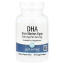 Lake Avenue Nutrition DHA 海洋藻類由来 【 iHerb アイハーブ 公式 】 レイクアベニューニュートリション 植物性 オメガ ライフ...