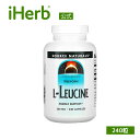 【マラソン期間限定MAX P20倍】Source Naturals L-ロイシン 【 iHerb アイハーブ 公式 】 ソースナチュラルズ ロイシン アミノ酸 サプリ サプリメント カプセル 500mg 240粒