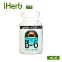 Source Naturals B-6 【 iHerb アイハーブ 公式 】 ソースナチュラルズ ビタミン ビタミンB ビタミンB群 B6 サプリ サプリメント タブレット 100mg 100粒