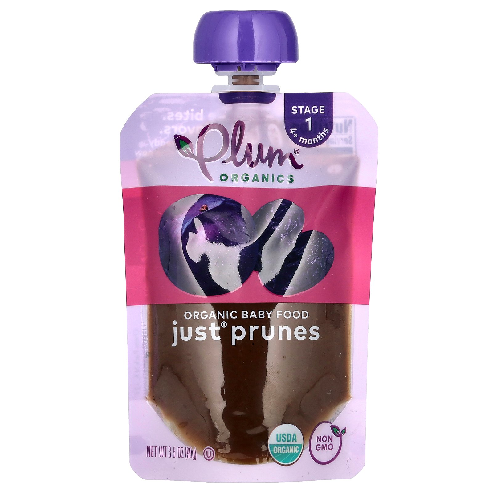 【POINT10倍★6/4 20:00~6/11 01:59】Plum Organics オーガニック ベビーフード 【 iHerb アイハーブ 公式 】 プラムオーガニックス 離乳食 プルーン 99g