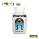 【5/5限定★POINT最大20倍】Source Naturals B-6 【 iHerb アイハーブ 公式 】 ソースナチュラルズ ビタミン ビタミンB ビタミンB群 B6 サプリ サプリメント タブレット 100mg 250粒