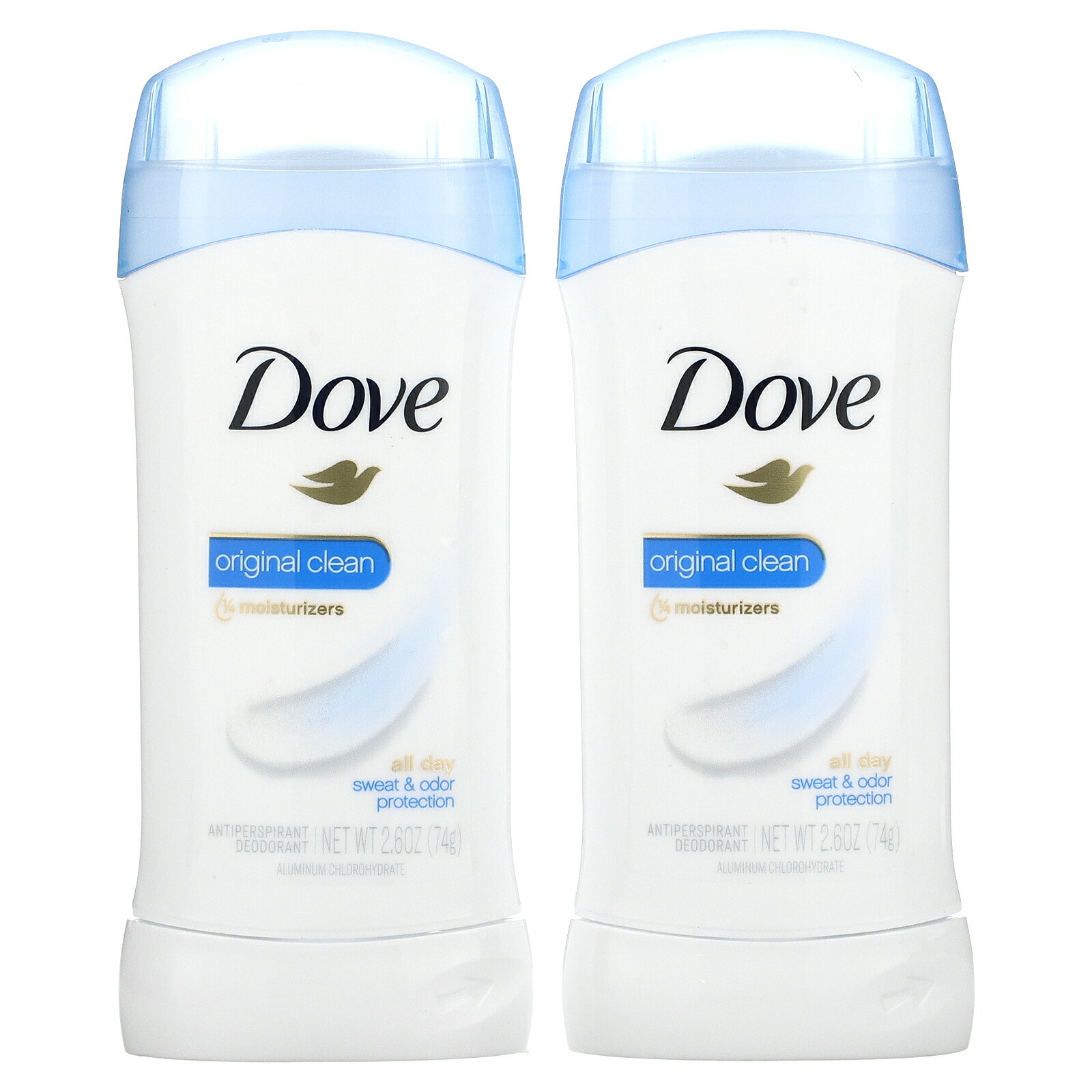 Dove デオドラント  ダヴ 制汗剤 オリジナルクリーン 2個 各74g