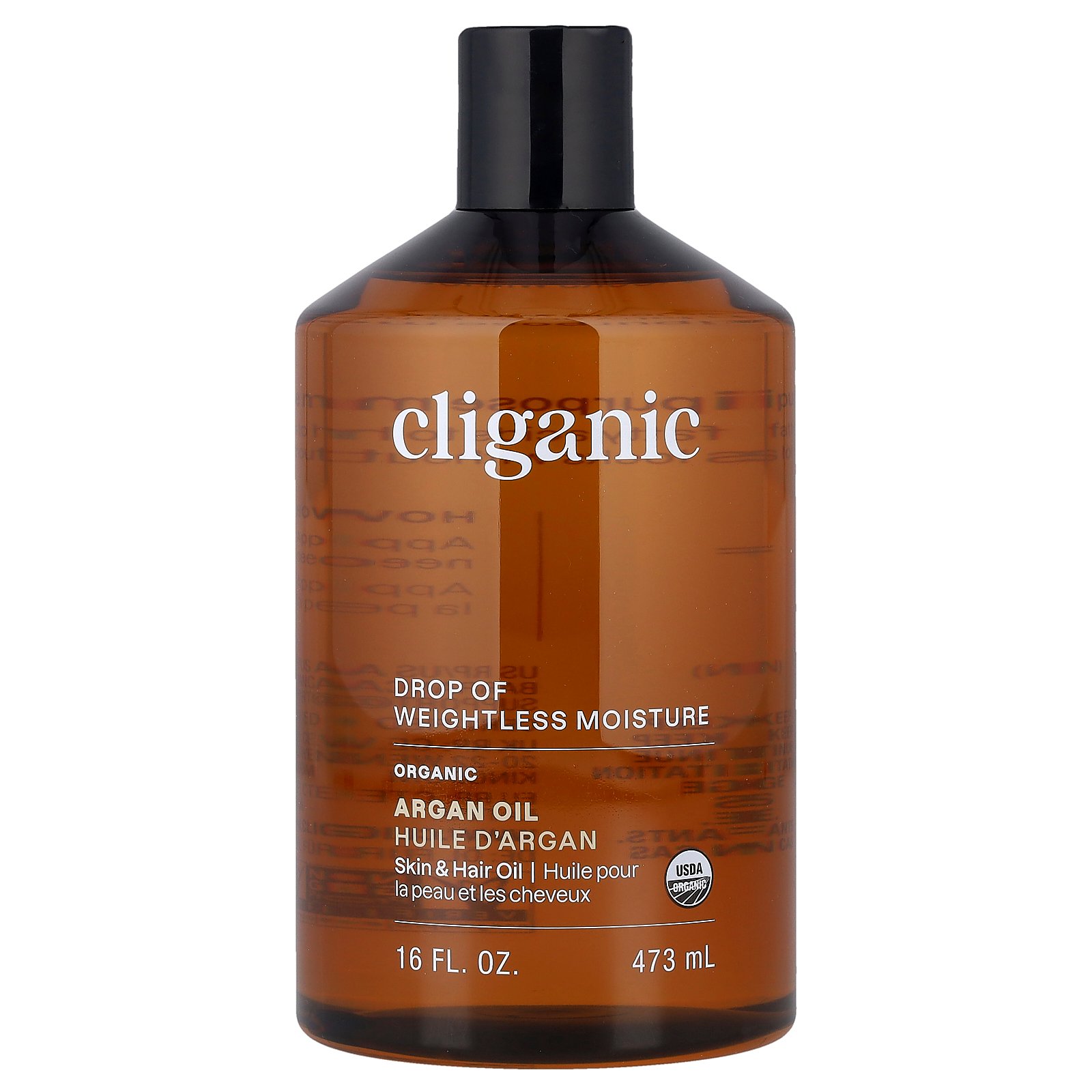 Cliganic 100％ ピュア アルガンオイル オーガニック 【 iHerb アイハーブ 公式 】 クリガニック 有機 純正 純粋 天然 ヘアオイル フェイスオイル スキンオイル ボディオイル ナチュラルオイル モロッコ産 473ml iherb-official-10000498 iHerb サンプル画像2
