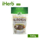 【POINT20倍★6/4 20:00~6/11 1:59】NOW Foods アーモンド 【 iHerb アイハーブ 公式 】 ナウフーズ リアルフード ナッツ グルテンフリー 塩キャラメル 340g