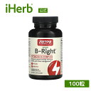 製品仕様 商品名 Jarrow Formulas B-ライト 【 iHerb アイハーブ 公式 】 ジャロウフォーミュラズ ジャローフォーミュラズ B-Right ビタミン ビタミンB ビタミンB群 ビタミンサプリ サプリメント 植物性 ベジカプセル 100粒 商品説明 ビタミンB群がバランスよく配合されたサプリメントです。ビタミンBの不足が気になる方の栄養補給におすすめします。 名称 ビタミンB含有食品 原材料 ビタミンB1、ビタミンB2、ナイアシン、ビタミンB6、葉酸、ビタミンB12、ビオチン、パントテン酸、コリン、パンテチン、イノシトール、ヒドロキシプロピルメチルセルロース、二酸化ケイ素、リン酸カルシウム、ステアリン酸マグネシウム、セルロース、ステアリン酸当製品には、小麦、グルテン、大豆、乳製品、卵、魚・甲殻類、ピーナッツ、木の実は含まれていません。 内容量 100粒 賞味期限 パッケージに記載 保存方法 高温多湿を避けて保存してください。 商品区分 健康食品（海外製） 生産国 アメリカ 製造者 Jarrow Formulas, Inc.15233 Ventura Blvd.,Floor 9, Sherman Oaks, 91403 USA 輸入者 本商品は個人輸入商品のため、購入者の方が輸入者となります。 広告文責 iHerb19516163600