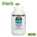 製品仕様 商品名 Source Naturals L-アルギニン L-シトルリン コンプレックス 【 iHerb アイハーブ 公式 】 ソースナチュラルズ シトルリン アルギニン 複合体 アミノ酸 サプリ 健康食品 栄養補助食品 タブレット 1,000mg 240粒 商品説明 アミノ酸のL-アルギニンとL-シトルリンが同時に摂取できるサプリメントです。1粒にL-アルギニンが750mg、L-シトルリンが250mg配合され、トレーニングをがんばる方やアクティブな毎日をサポートします。 名称 アルギニン・シトルリン含有食品 原材料 L-アルギニン、L-シトルリン、ステアリン酸、マルトデキストリン、ケイ化微結晶セルロース、変性セルロースガム、コロイド状二酸化ケイ素酵母、乳製品、卵、グルテン、大豆または小麦は含まれていません。砂糖、澱粉、塩、防腐剤、人工着色料、香料は含まれていません。 内容量 240粒 賞味期限 パッケージに記載 保存方法 高温多湿を避けて保存してください。 商品区分 健康食品（海外製） 生産国 アメリカ 製造者 Threshold EnterprisePo Box 775191, Chicago, 60677-5191 USA 輸入者 本商品は個人輸入商品のため、購入者の方が輸入者となります。 広告文責 iHerb19516163600