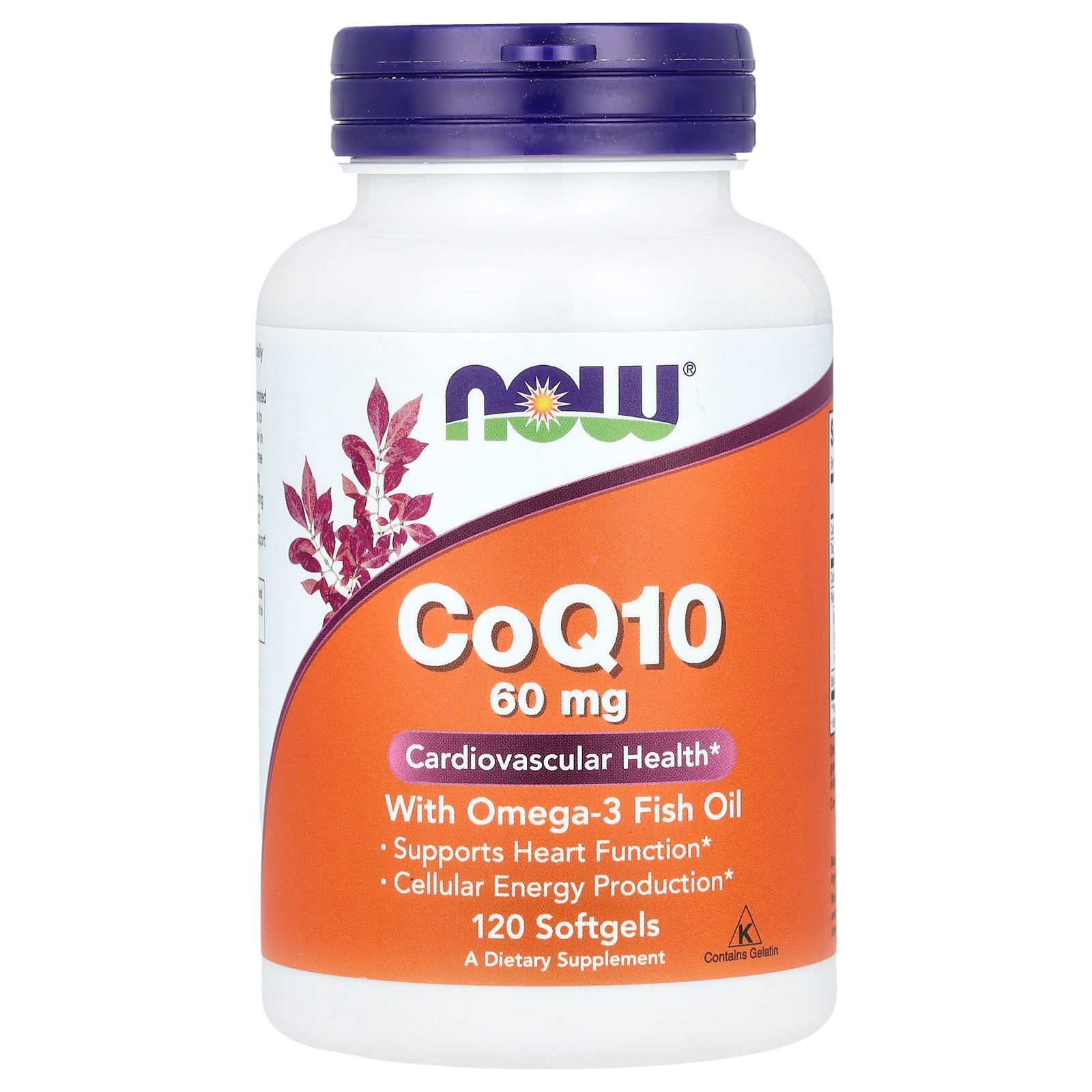 【7,000円以上購入で20%OFFクーポン★9/4 20:00~9/11 01:59】NOW Foods CoQ10 オメガ3 フィッシュオイル 配合 【 iHerb アイハーブ 公式 】 ナウフーズ コエンザイムQ10 サプリメント サプリ オメガ3脂肪酸 オメガ3 DHA EPA ソフトジェル 60mg 120粒 iherb-official-10001142 iHerb サンプル画像2
