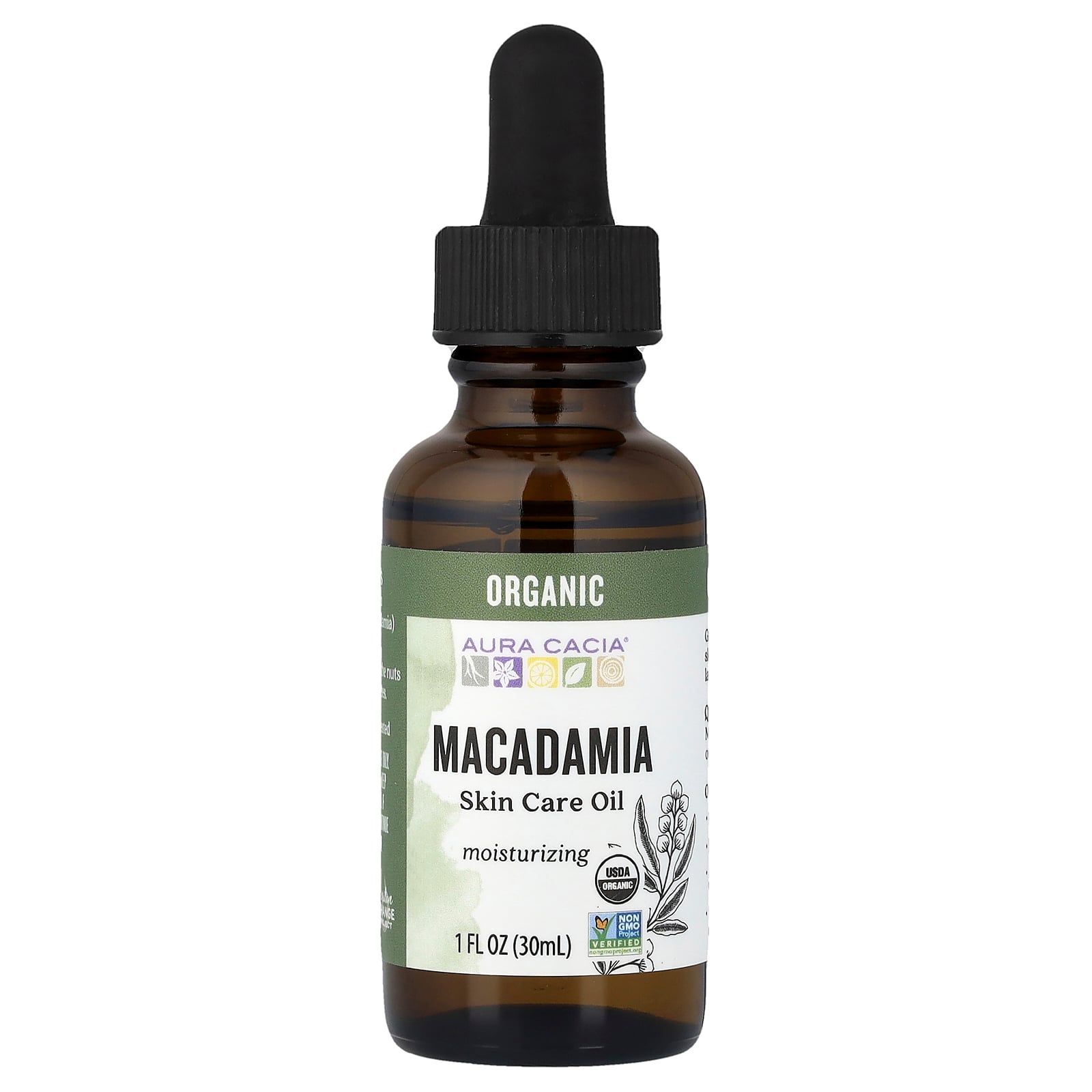 Aura Cacia オーガニック ナチュラルスキンケア 【 iHerb アイハーブ 公式 】 オーラカシア フェイスオイル ヘアオイル ボディオイル ハンドオイル 天然オイル 植物性 有機 マカダミアオイル 30ml iherb-official-10000458 iHerb サンプル画像2